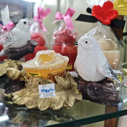 The Golden Autumn Songbird Lamp