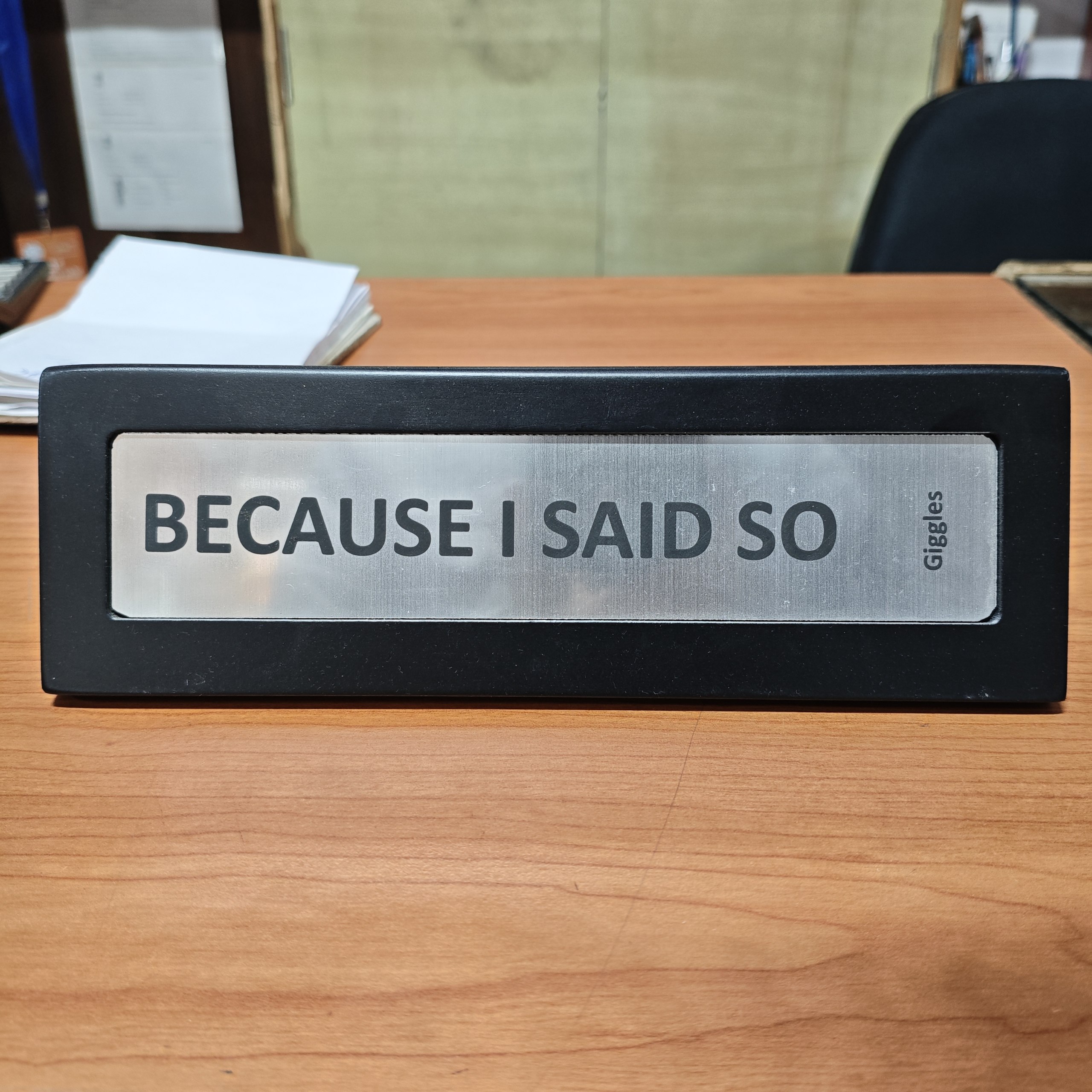 Premium Gold Nameplate Review